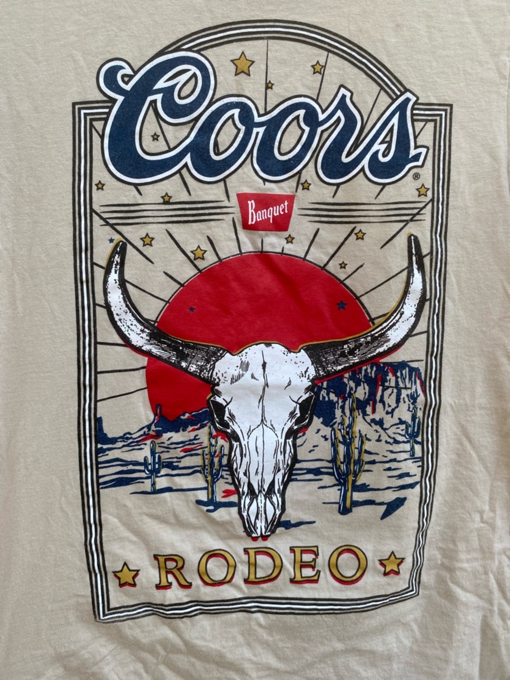 Coors Rodeo Graphic Cotton Tshirt